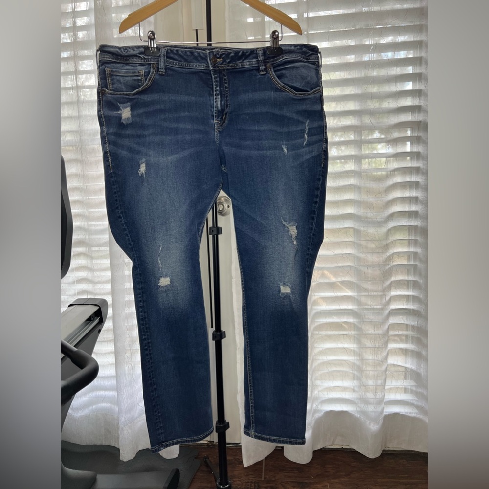 Silver jeans